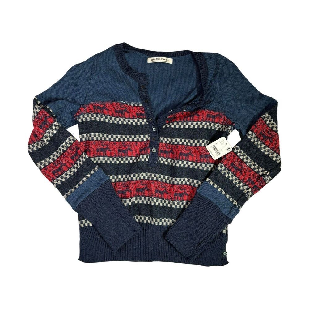 Free People To The Woods Long Sleeve‎ Top Size Small
